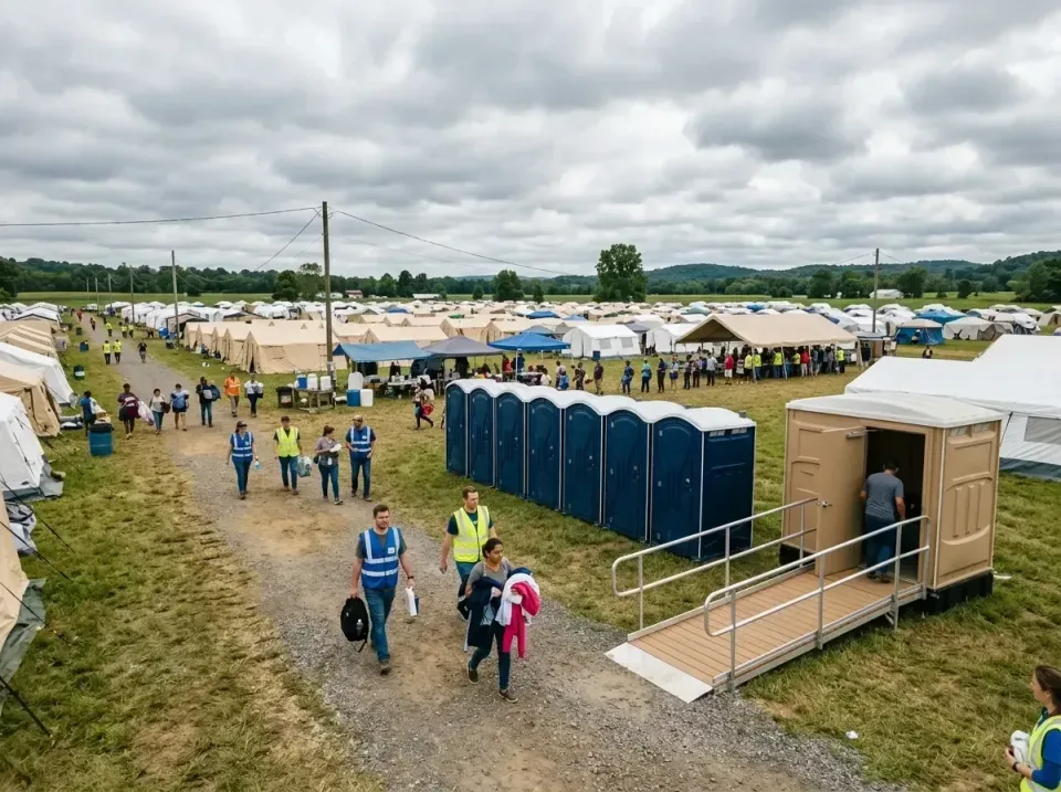 disaster-relief-camp-restrooms-010 — frequently asked questions, Dumpster & Portable Bathrooms Rental in West Fargo, ND